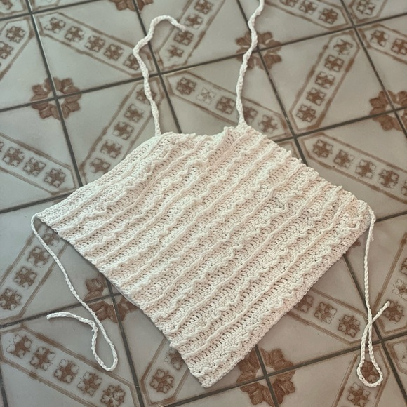 NWOT Crochet Halter Top - Picture 1 of 6